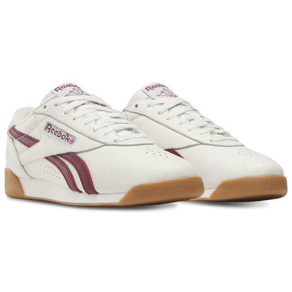 Reebok F/S LO - Women's - Chalk/Classic Burgundy/Gum - Image 2