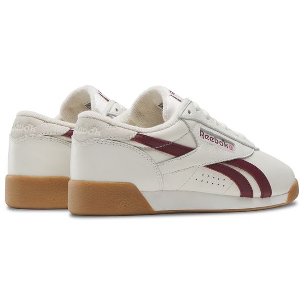 Reebok F/S LO - Women's - Chalk/Classic Burgundy/Gum - Image 3