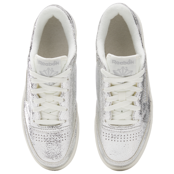 Reebok Club C 85 Vintage - Women's - Silver Metallic/Chalk/New Grey - Image 3