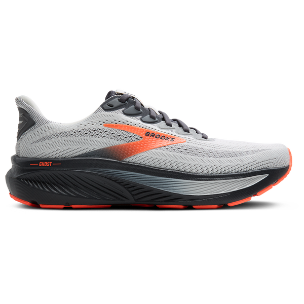 Brooks Ghost 17 - Men's - Orange/Oyster/Black