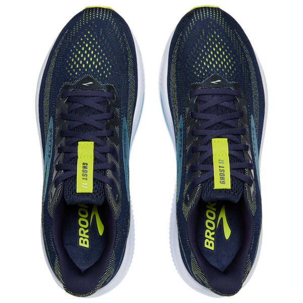 Brooks Ghost 17 - Men's - Peacoat/Lime/Blue - Image 4