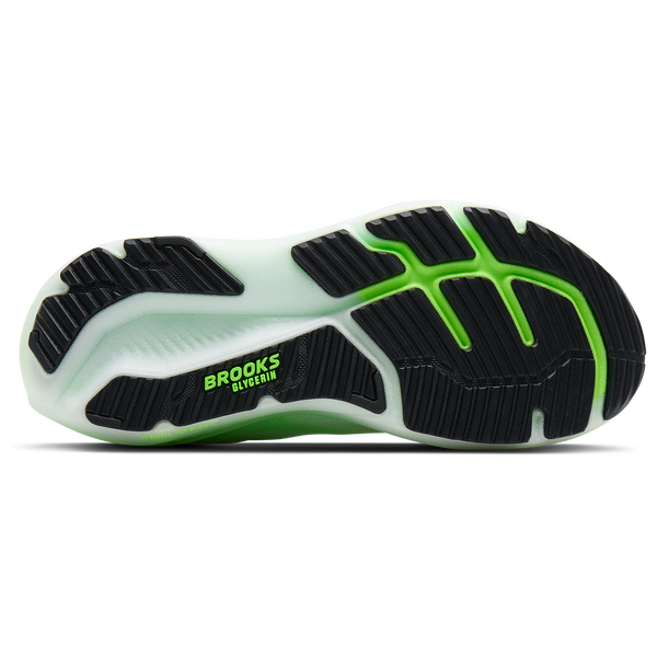 Brooks Glycerin 23 - Men's - Green/White/Phantom - Image 5