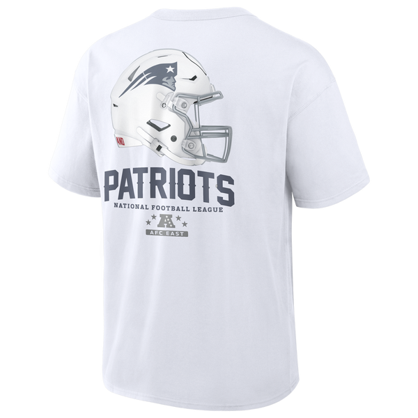 Nike Patriots Rival Short Sleeve T-Shirt - Men's - White - Image 3