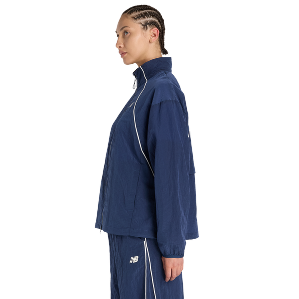 New Balance Legacy Jacket - Women's - Navy - Image 3