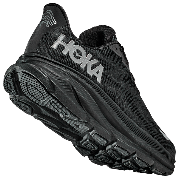 HOKA Clifton 9 GTX - Men's - Black/Black/Black - Image 3