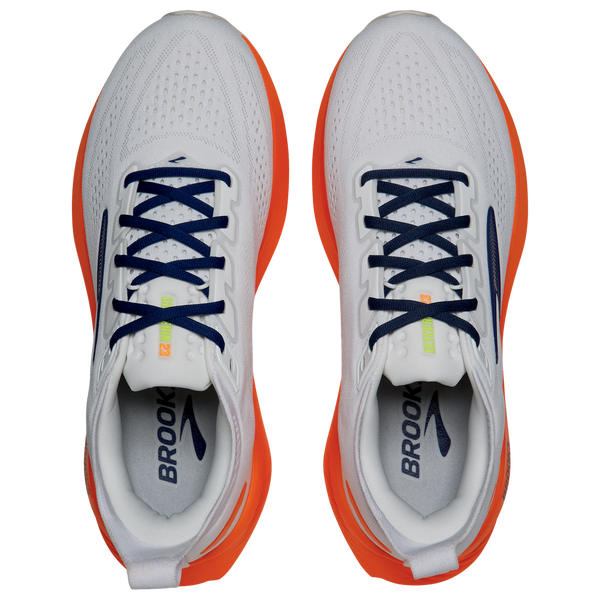 Brooks Glycerin 23 - Men's - White/Navy/White - Image 4
