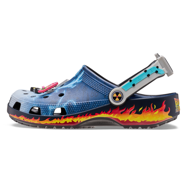 Crocs Back to The Future Classic Clogs - Men's - Blue/Multi - Image 2