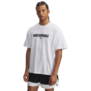 Under Armour Unstoppable T-Shirt - Men's - White/Black