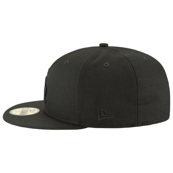 New Era Dodgers 59Fifty Cap - Men's - Black/Black - Image 6