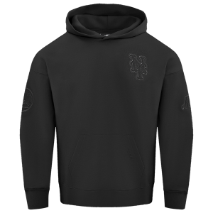 Pro Standard METS NEUTRAL DROP SHOULDER FLC PO HOODIE - Men's - Black