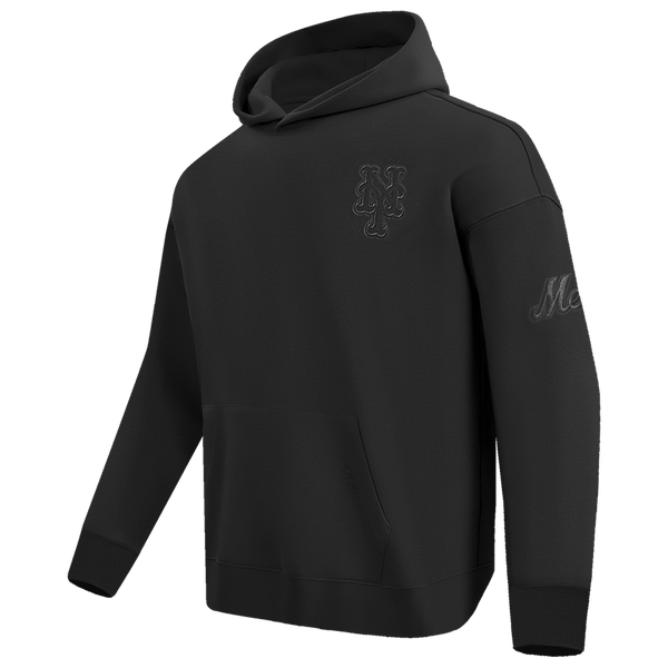 Pro Standard METS NEUTRAL DROP SHOULDER FLC PO HOODIE - Men's - Black - Image 3