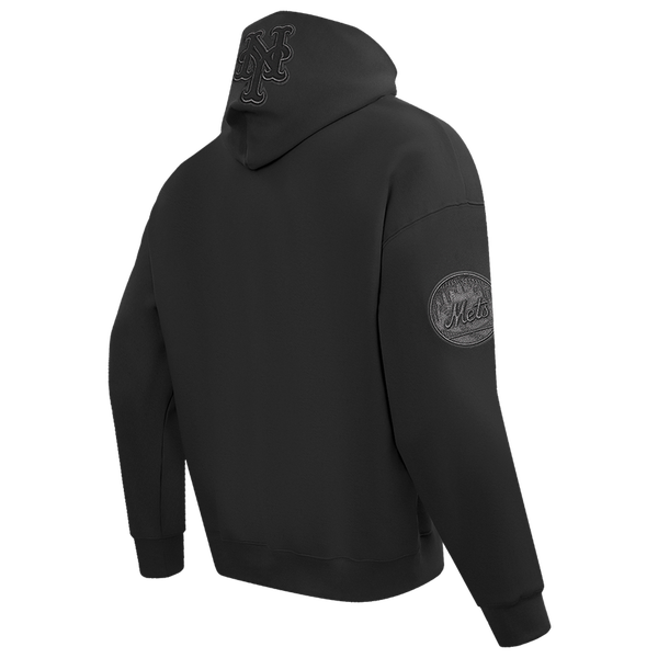 Pro Standard METS NEUTRAL DROP SHOULDER FLC PO HOODIE - Men's - Black - Image 4
