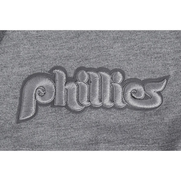 Pro Standard PHILLIES NEUTRAL CJ DROP SHOULDER TEE - Men's - Dark Heather Gray - Image 6