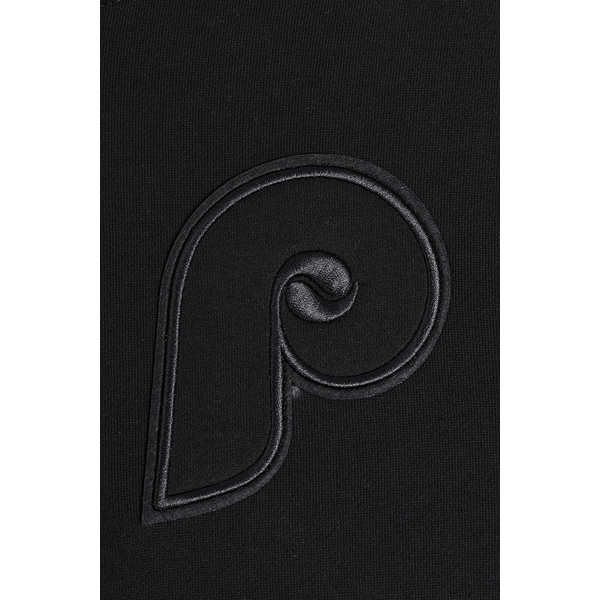 Pro Standard PHILLIES NEUTRAL DROP SHOULDER FLC PO HOODIE - Men's - Black - Image 5