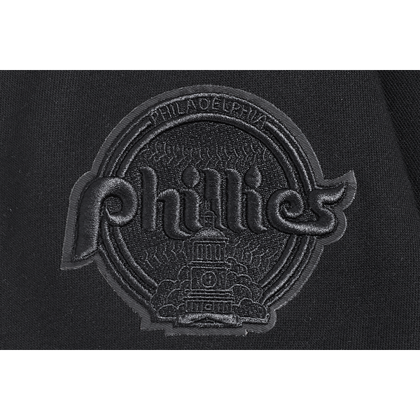 Pro Standard PHILLIES NEUTRAL DROP SHOULDER FLC PO HOODIE - Men's - Black - Image 6