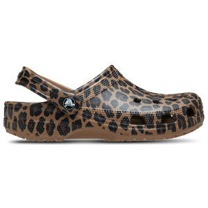 Crocs Classic Animal Clogs - Women's - Sepia/Leopard