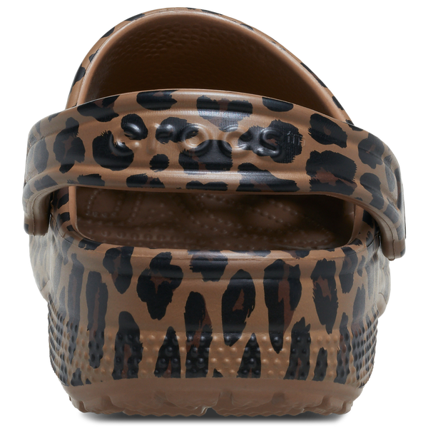 Crocs Classic Animal Clogs - Women's - Sepia/Leopard - Image 2