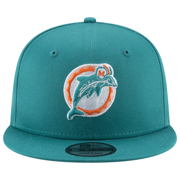 New Era Dolphins T/C Snapback - Men's - Teal/Orange - Image 3