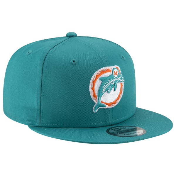 New Era Dolphins T/C Snapback - Men's - Teal/Orange - Image 4