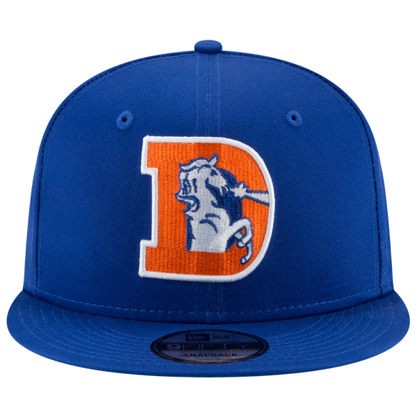 New Era Broncos Basic 950 Snapback Cap - Men's - Blue/Multi - Image 2