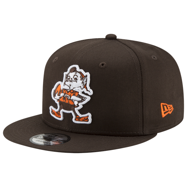 New Era Browns 9Fifty Historic Basic Cap - Men's - Brown/Orange - Image 2