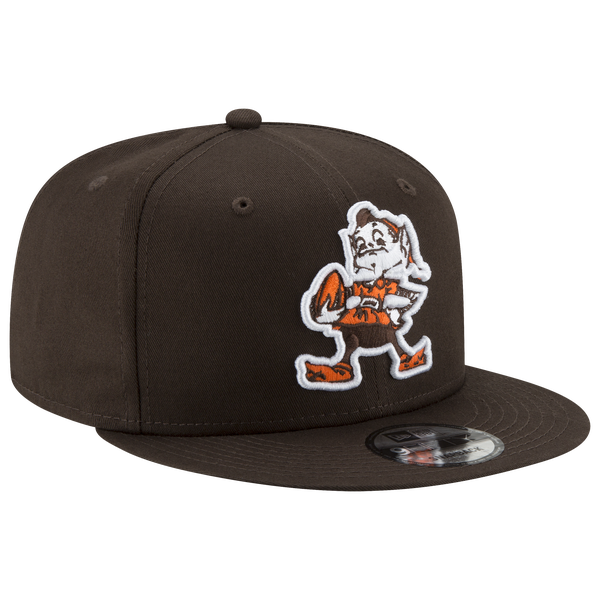 New Era Browns 9Fifty Historic Basic Cap - Men's - Brown/Orange - Image 4