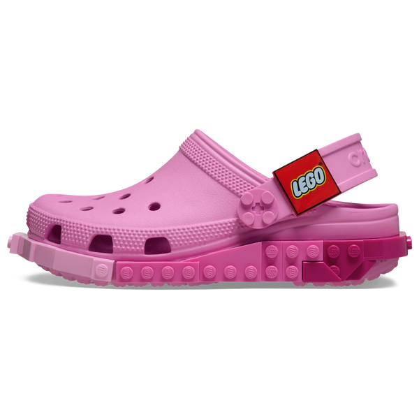 Crocs Lego Clogs - Girls' Preschool - Pink/Pink - Image 2