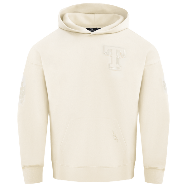 Pro Standard RANGERS NEUTRAL DROP SHOULDER FLC PO HOODIE - Men's - Eggshell