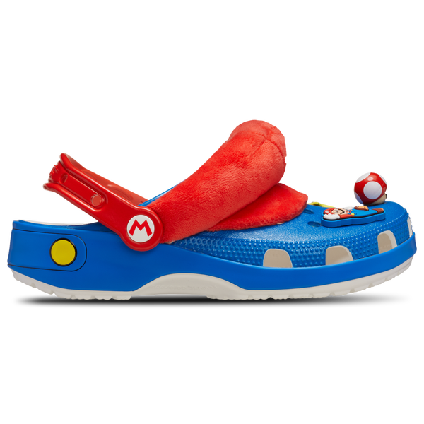 Crocs Mario Classic Clogs - Men's - Blue/Multi/Red - Image 2