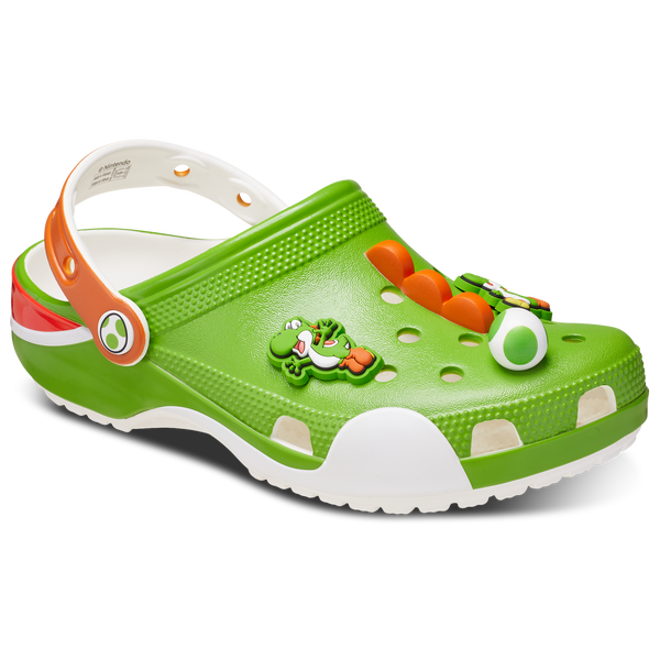Crocs Yoshi Classic Clogs - Men's - Green/Multi - Image 6
