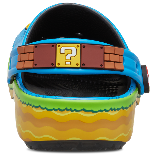 Crocs Super Mario Game Classic Clogs - Men's - Multi/Blue - Image 4