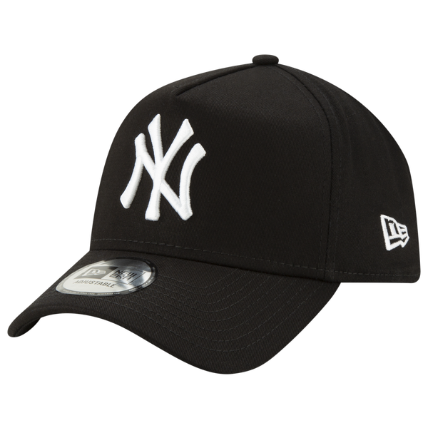 New Era Yankees 9Forty A Frame Cap - Men's - Black/White - Image 2
