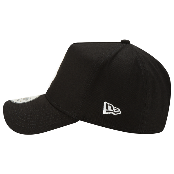 New Era Dodgers 9Forty A Frame Cap - Men's - Black/White - Image 6
