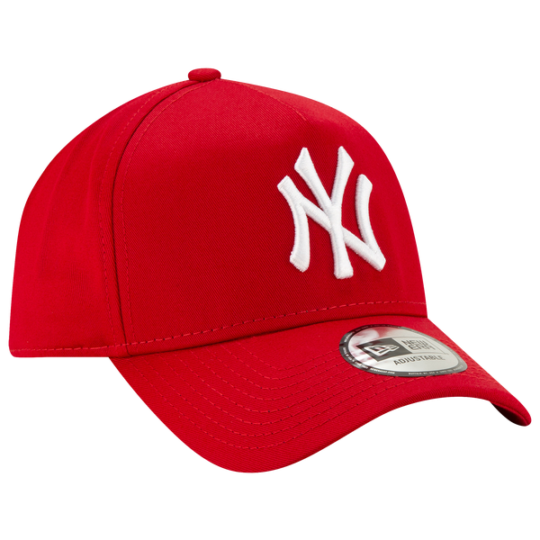 New Era Yankees 9Forty A Frame Cap - Men's - Red/White - Image 4