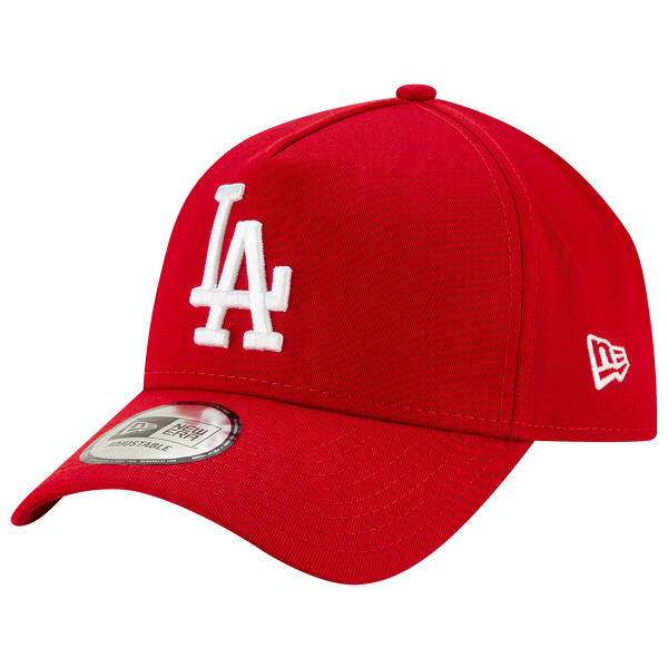 New Era Dodgers 9Forty A Frame Cap - Men's - Red/White