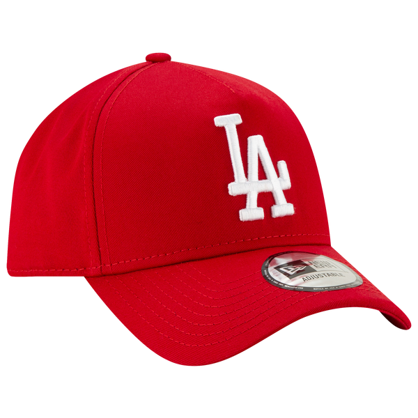 New Era Dodgers 9Forty A Frame Cap - Men's - Red/White - Image 4