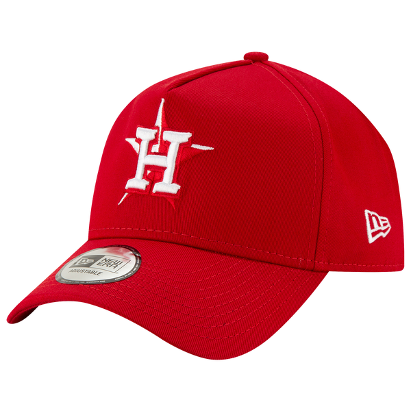 New Era Astros 9Forty A Frame Cap - Men's - Red/White - Image 2