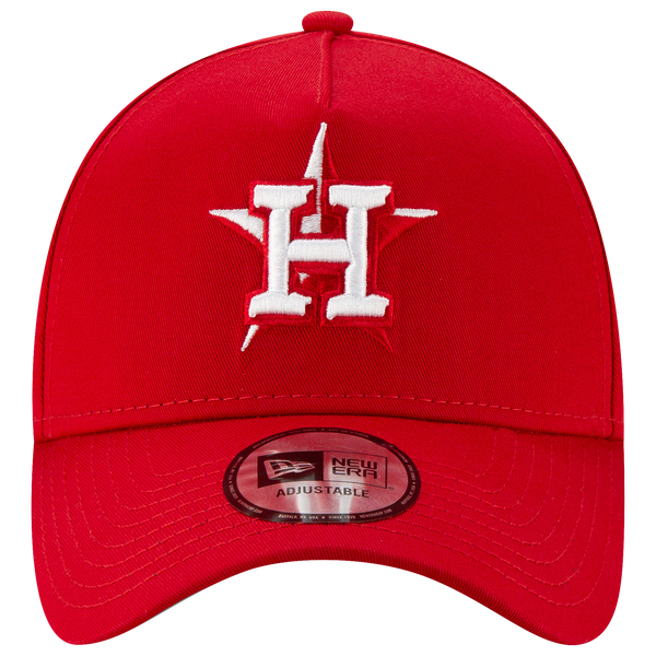 New Era Astros 9Forty A Frame Cap - Men's - Red/White - Image 3