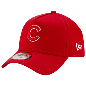 New Era Cubs 9FORTY A-Frame Cap - Men's - White/Red