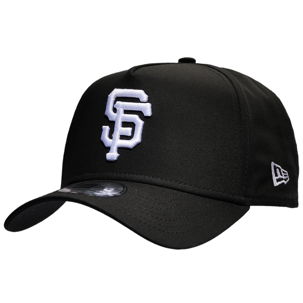 New Era Giants A Frame Adjustable Cap - Men's - Black