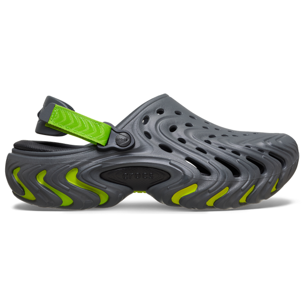 Crocs Echo II Clogs - Men's - Gray/Green Burst