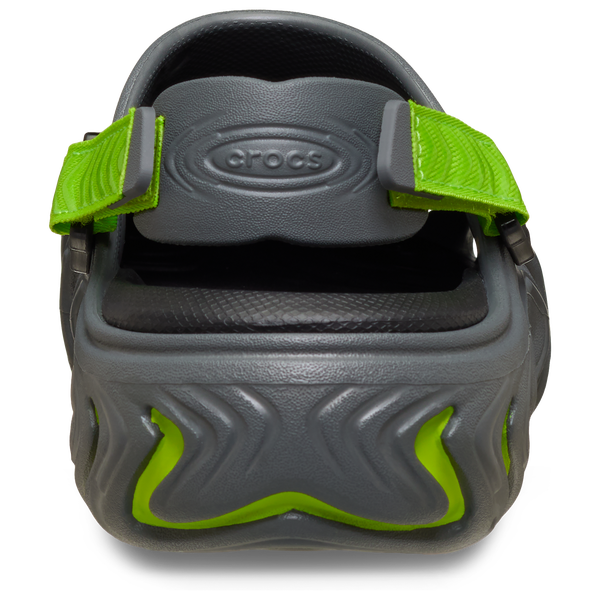 Crocs Echo II Clogs - Men's - Gray/Green Burst - Image 3