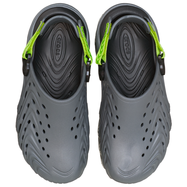 Crocs Echo II Clogs - Men's - Gray/Green Burst - Image 4