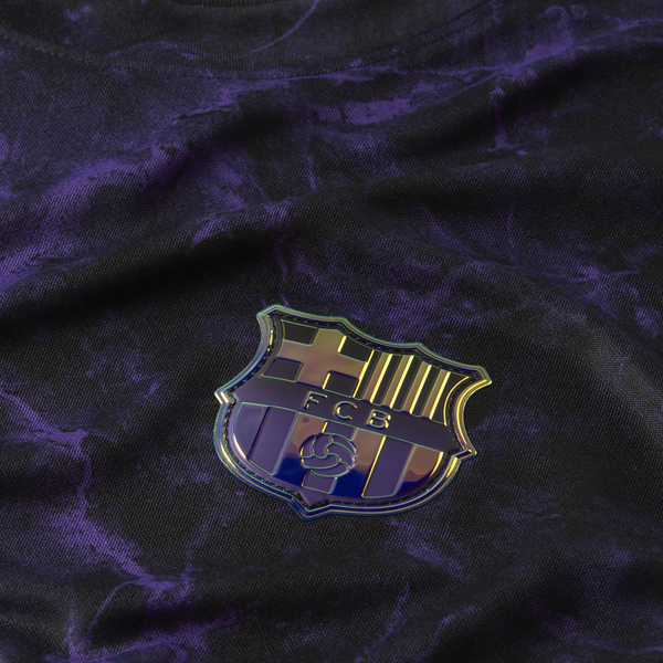 Nike FCB Dri-FIT Short Sleeve Top - Men's - Metallic Gold/Field Purple - Image 3