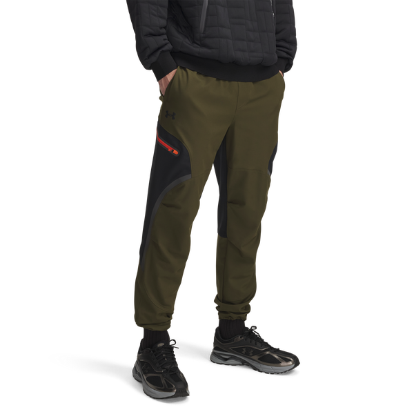 Under Armour Unstoppable Cargo Pants - Men's - Black/Black/Expedition Green - Image 3