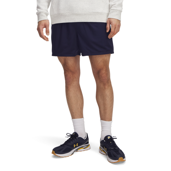 Under Armour Essential Mesh Shorts - Men's - Midnight Navy/White