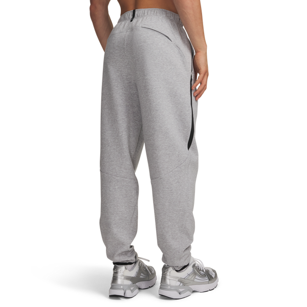 Under Armour Unstoppable Fleece Joggers - Men's - Gray/Black - Image 2