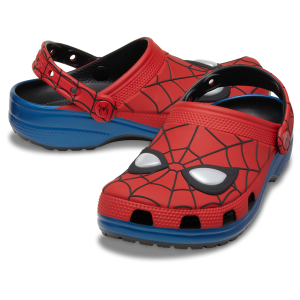 Crocs Spiderman Classic Clogs - Boys' Grade School - Red/Blue - Image 5