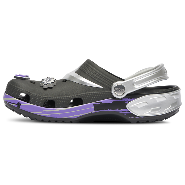 Crocs TMNT Shredder Classic Clogs - Men's - Purple/Grey/Black - Image 3