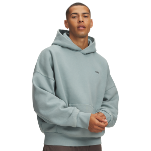 Under Armour Icon Heavyweight Fleece Wash Oversized Hoodie - Men's - White/Serpentine